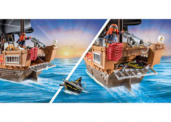 Playmobil - Large Pirate Ship - Image 5