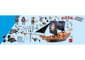 Playmobil - Large Pirate Ship - Image 6