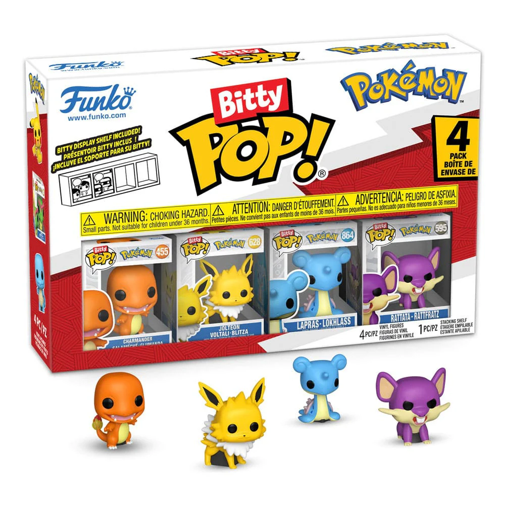 Pokemon - Charmander - Bitty Pop! 4PK
