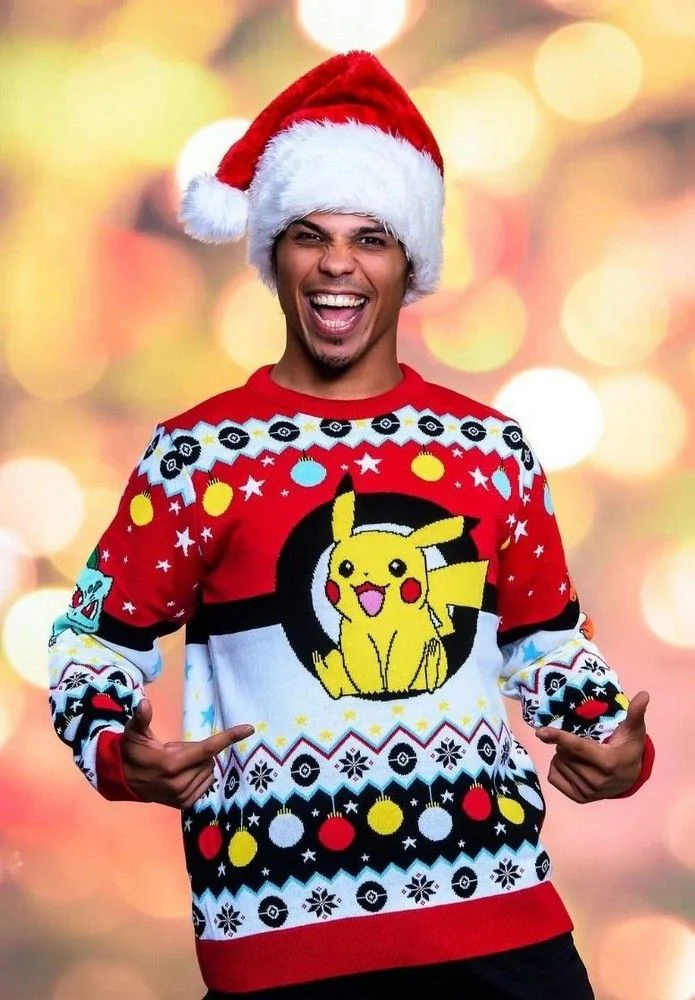Pokemon Christmas Jumper (Size XL) - Image 3