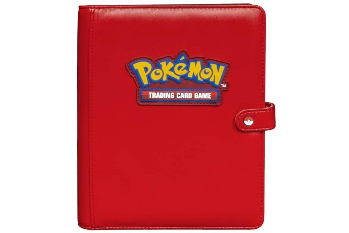 Pokemon Premium Red Snap Binder