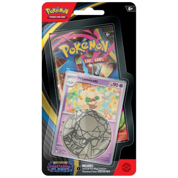 Pokemon TCG Phantasmal Flames Checklane Blister - Whimsicott