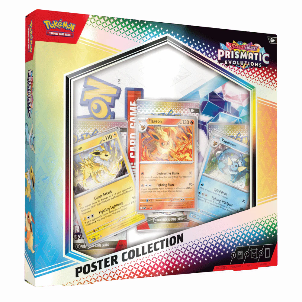 Pokemon TCG - Scarlet & Violet Prismatic Evolutions Poster Collection