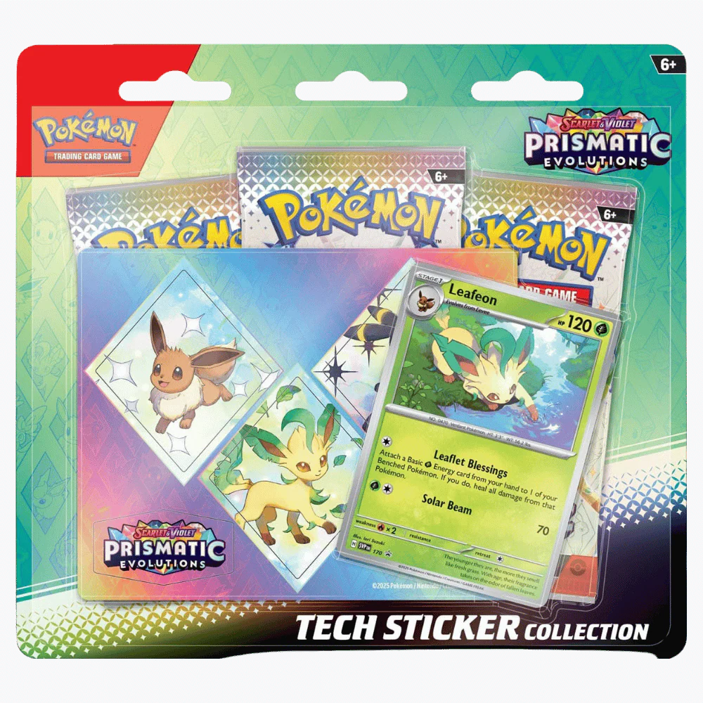 Pokemon TCG - Scarlet & Violet Prismatic Evolutions Tech Sticker Collection - Image 2
