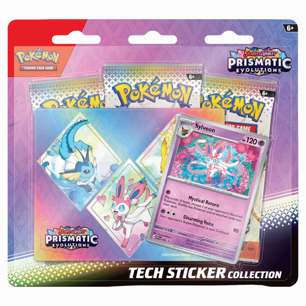 Pokemon TCG - Scarlet & Violet Prismatic Evolutions Tech Sticker Collection - Image 3