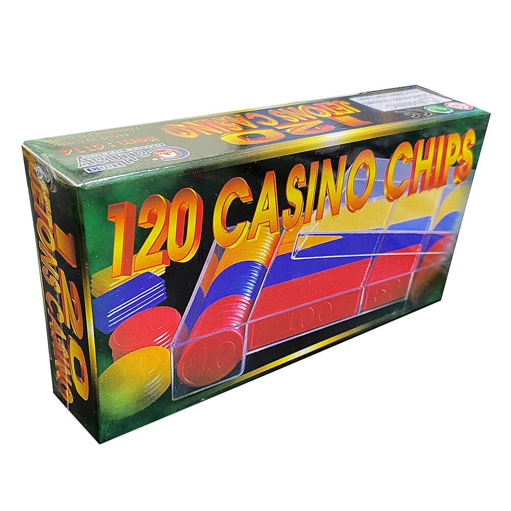 Poker Chips 120 Piece Casino Chips