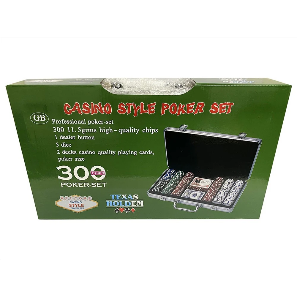 Poker Set Casino Style 300 Chips
