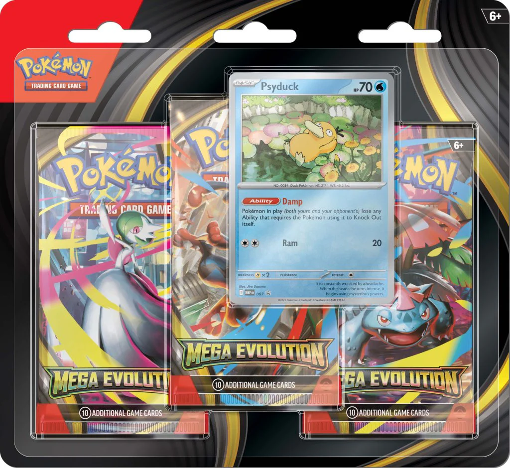 Pokémon TCG: Mega Evolution Three Booster Blister - Image 2
