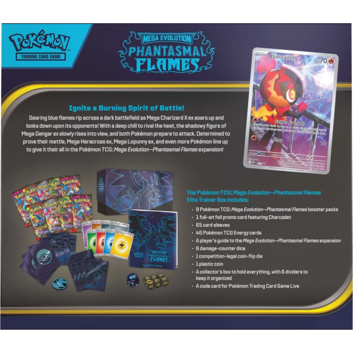 Pokémon TCG Phantasmal Flames Elite Trainer Box - Image 3