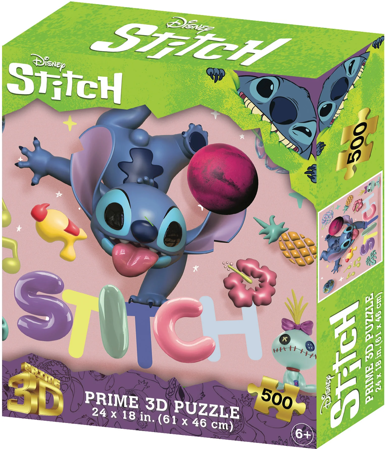 Prime 3D - Disney Stitch #4 - 500 piece Puzzle