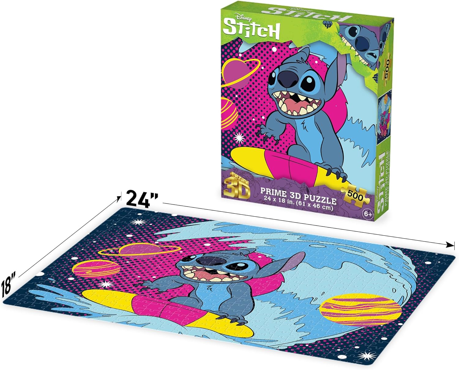 Prime 3D - Disney Stitch - 500 Piece 3D Puzzle #1 - Image 5