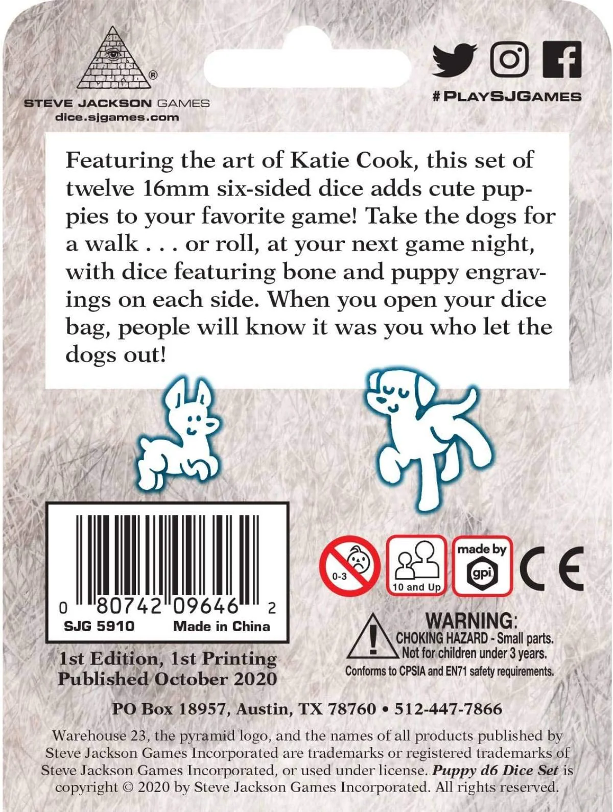 Puppy D6 Dice Set - Preorder - Image 3