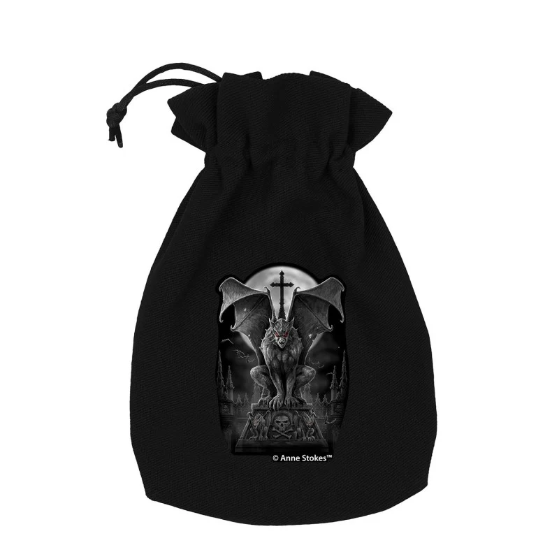 Q Workshop - Anne Stokes Dice Pouch - Gargoyle