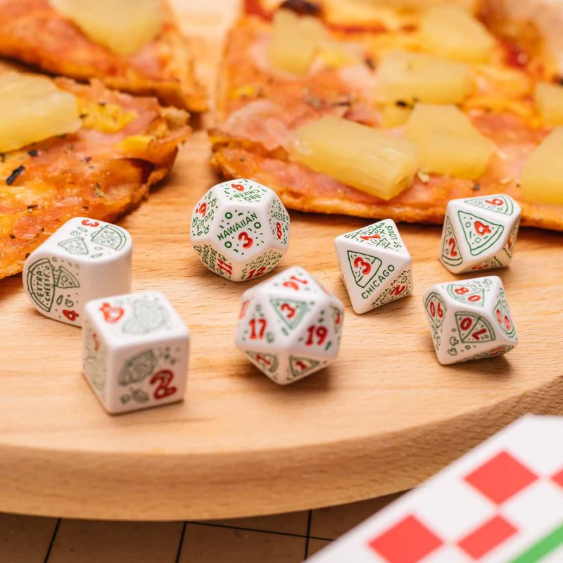 Q Workshop - Pizza - Pepperoni Dice Set 7 - Image 2
