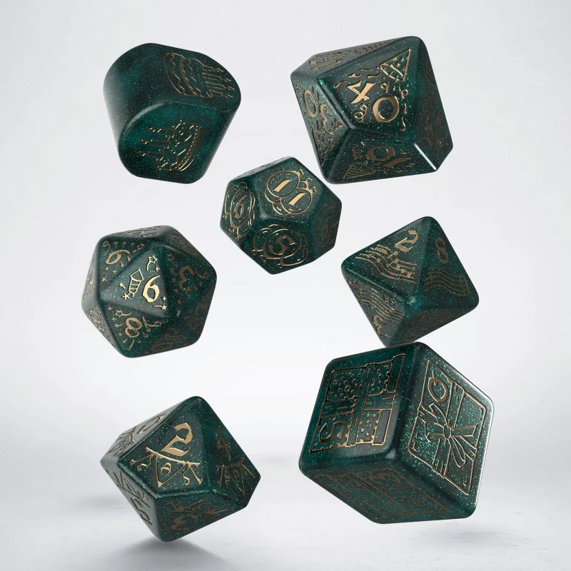 Q Workshop’s - Happy Birthday RPG Dice Set - Balloons - Image 2