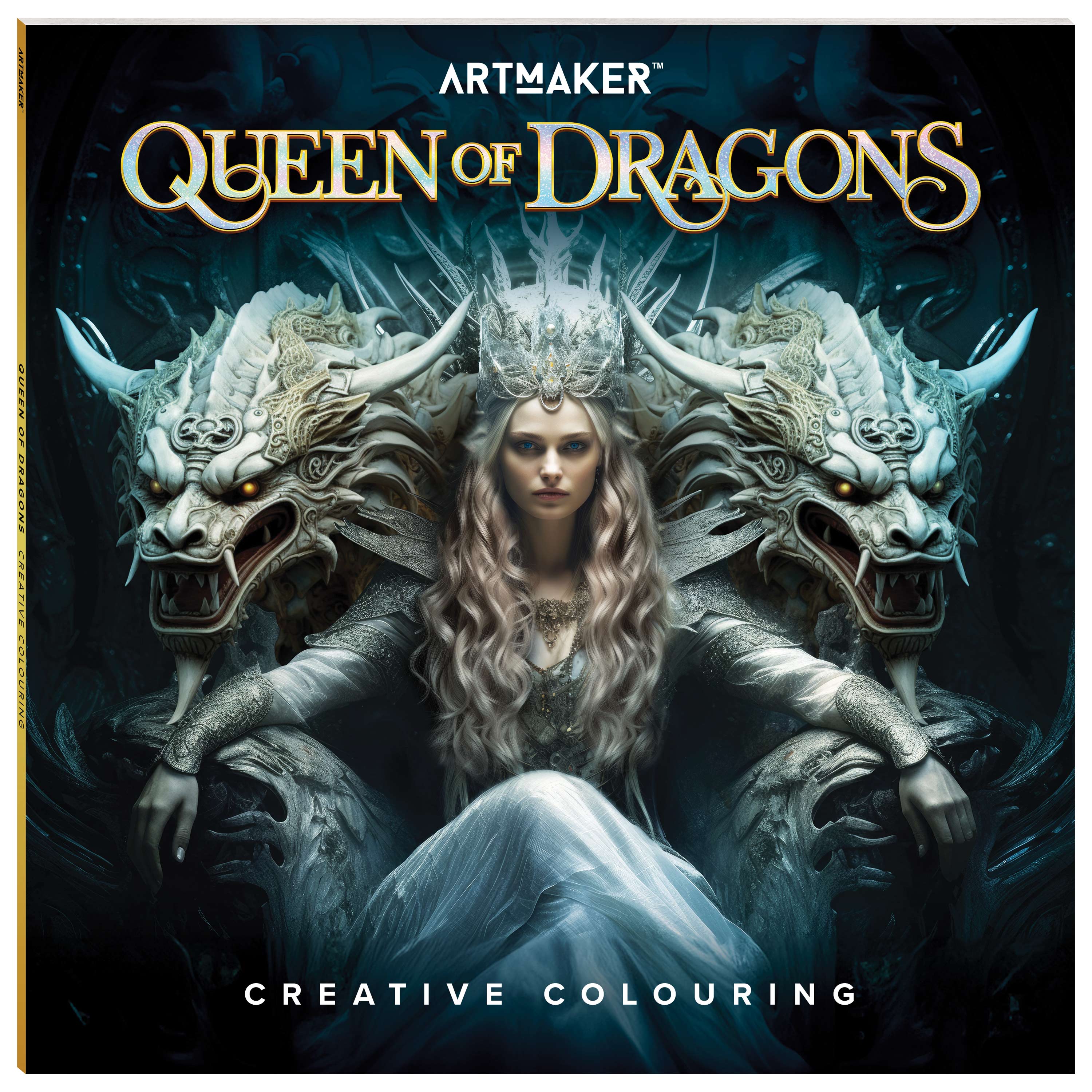 Queen of Dragons Creative Coloring Book