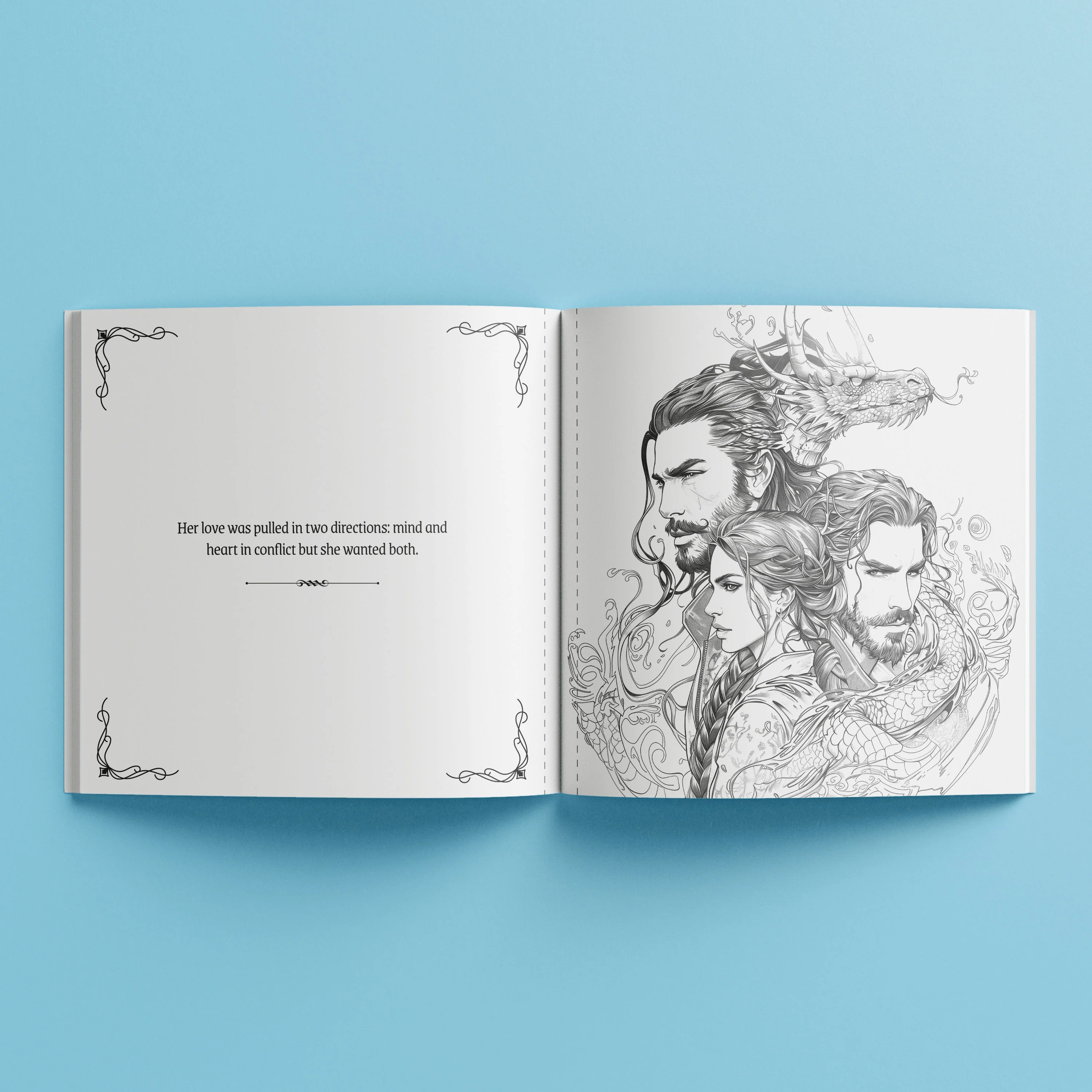 Queen of Dragons Creative Coloring Book - Image 2