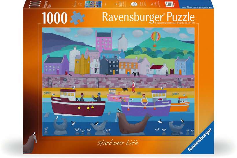 Ravensburger - Alisa Black Harbour Life 1000 Piece Jigsaw - New Edition