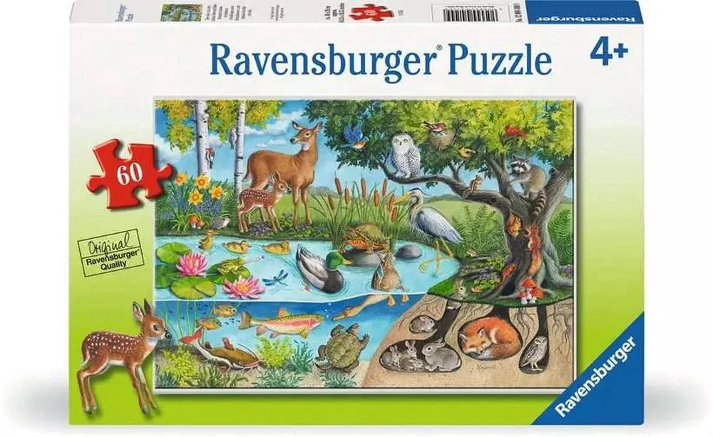Ravensburger - Animals Above And Below 60 Piece Jigsaw