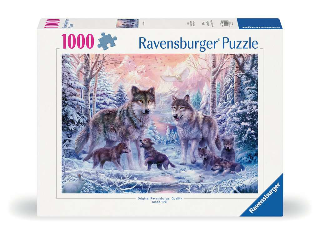 Ravensburger - Arctic Wolves - 1000 Piece Jigsaw New Version
