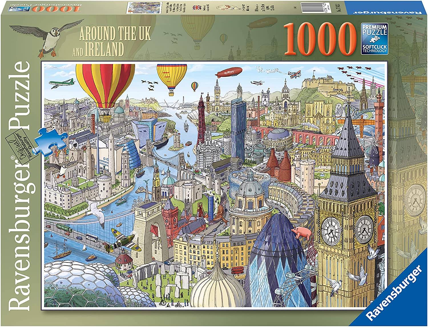 Ravensburger - Around the British Isles 1000 Piece Puzzle