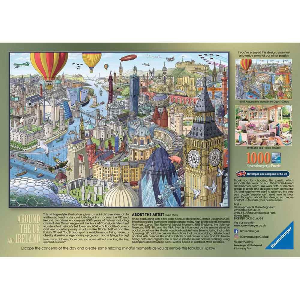 Ravensburger - Around the British Isles 1000 Piece Puzzle - Image 2
