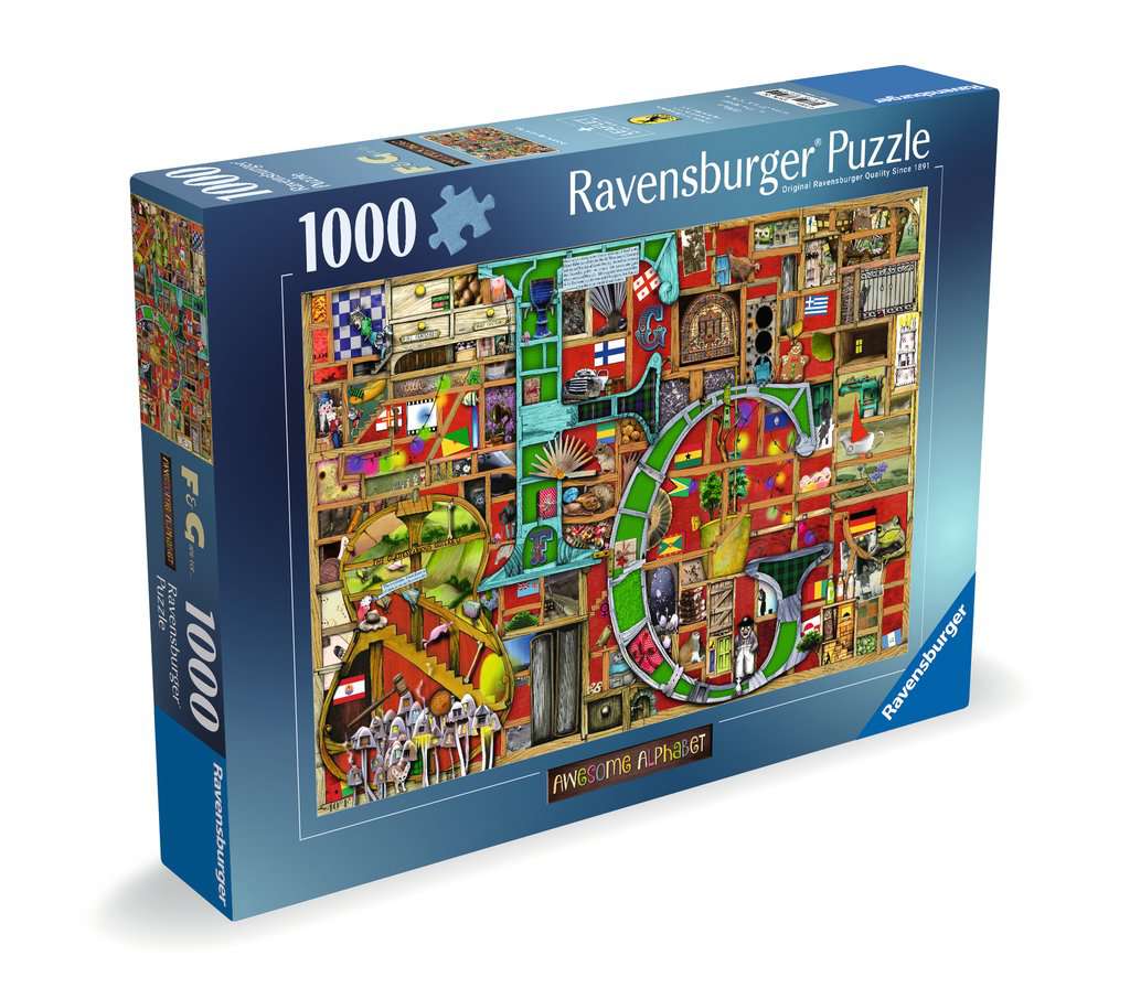 Ravensburger - Awesome Alphabet F&G - 1000 Piece Jigsaw