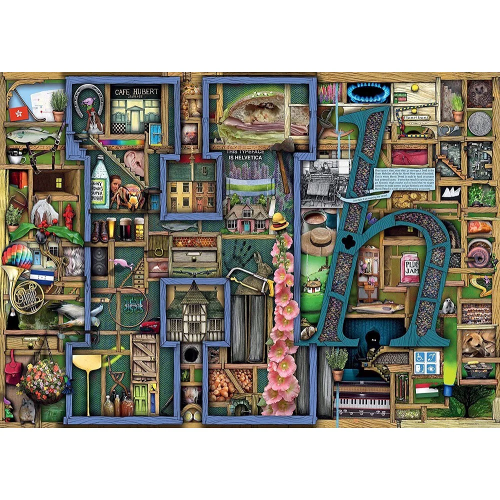 Ravensburger - Awesome Alphabet H Puzzle 1000 Piece Jigsaw - Image 2