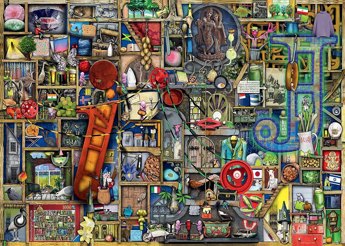 Ravensburger - Awesome Alphabet I And J - 1000 Piece Jigsaw (New Version) - Image 2