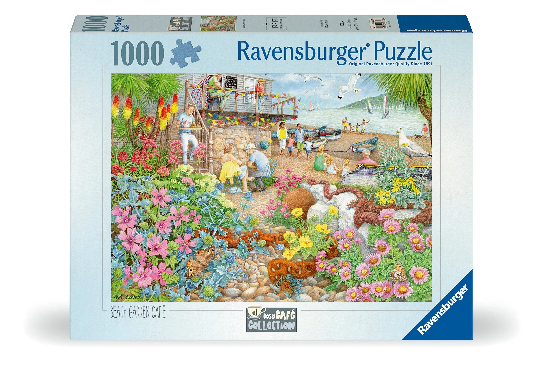 Ravensburger - Beach Garden Cafe Puzzle 1000 Pieces