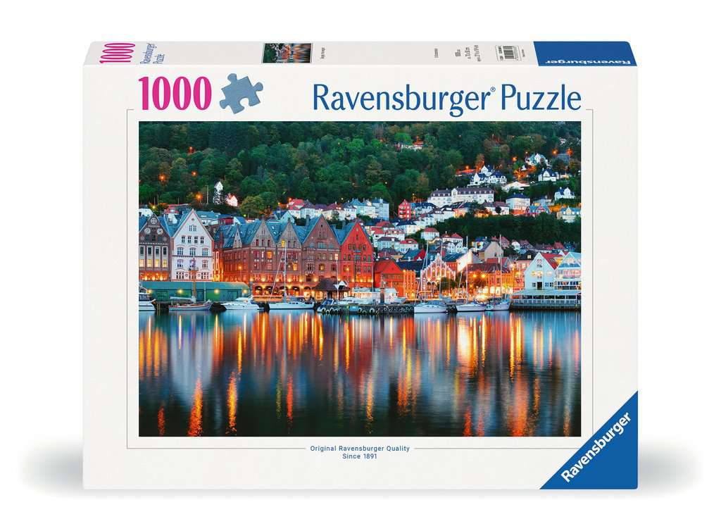 Ravensburger - Bergen Norwegian - 1000 Piece Jigsaw