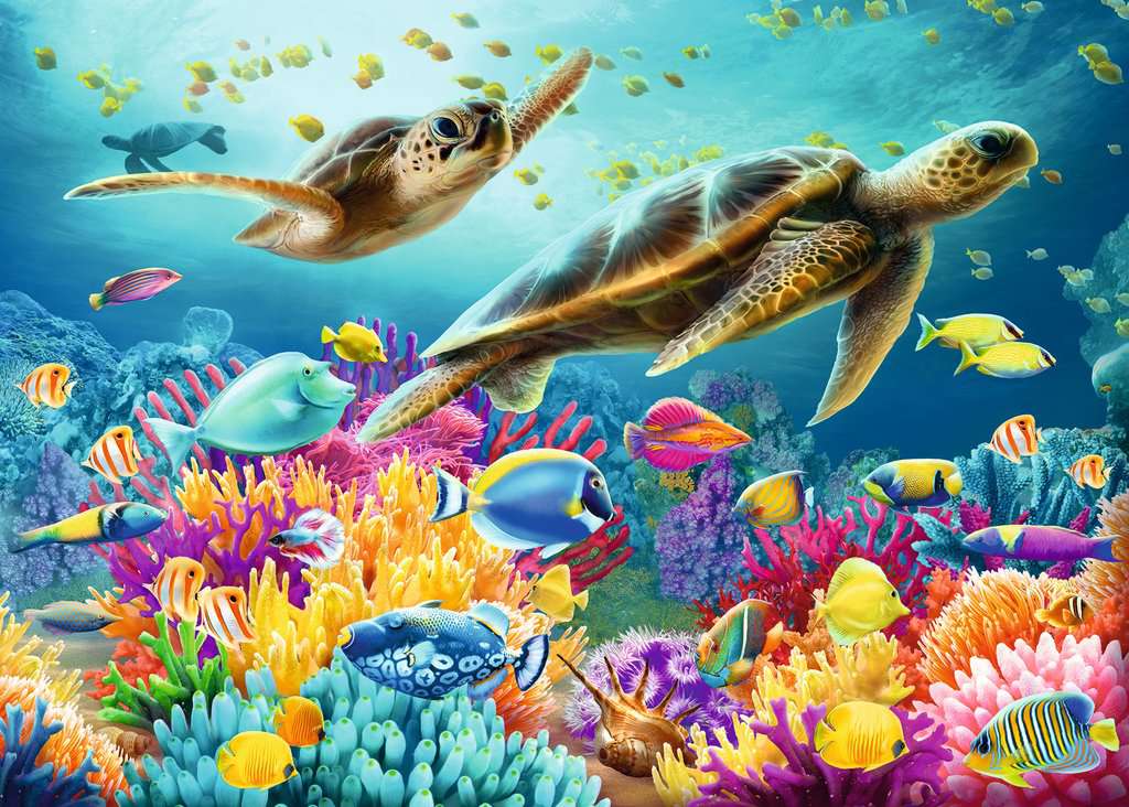 Ravensburger - Blue Underwater World - 1000 Piece Jigsaw - Image 2