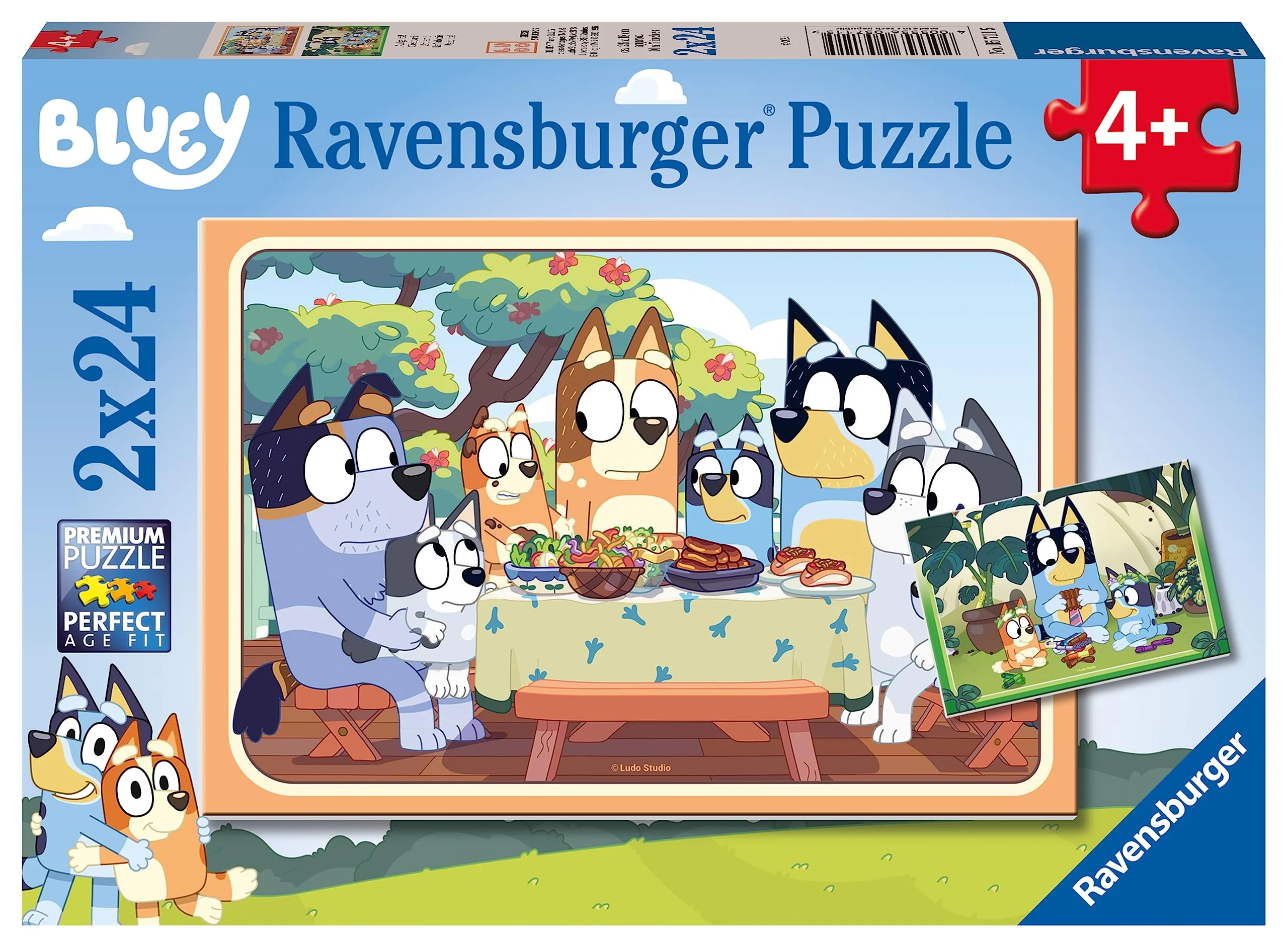 Ravensburger - Bluey Let's do This 2x24 Piece Puzzle