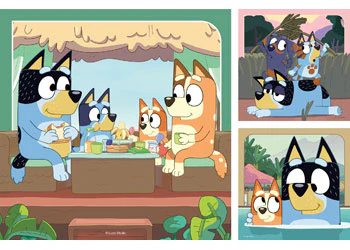 Ravensburger - Bluey's Adventures! Puzzle 3x49 Pieces - Image 2