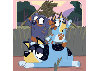 Ravensburger - Bluey's Adventures! Puzzle 3x49 Pieces - Image 3