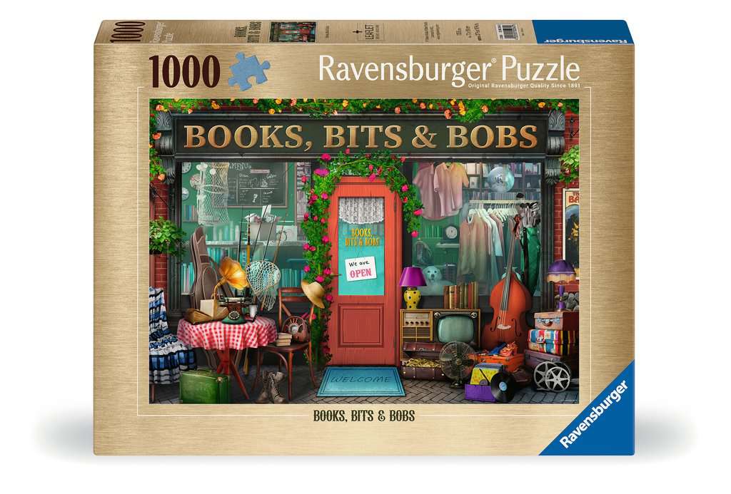 Ravensburger - Books Bits And Bobs 1000 Piece Jigsaw - New Version