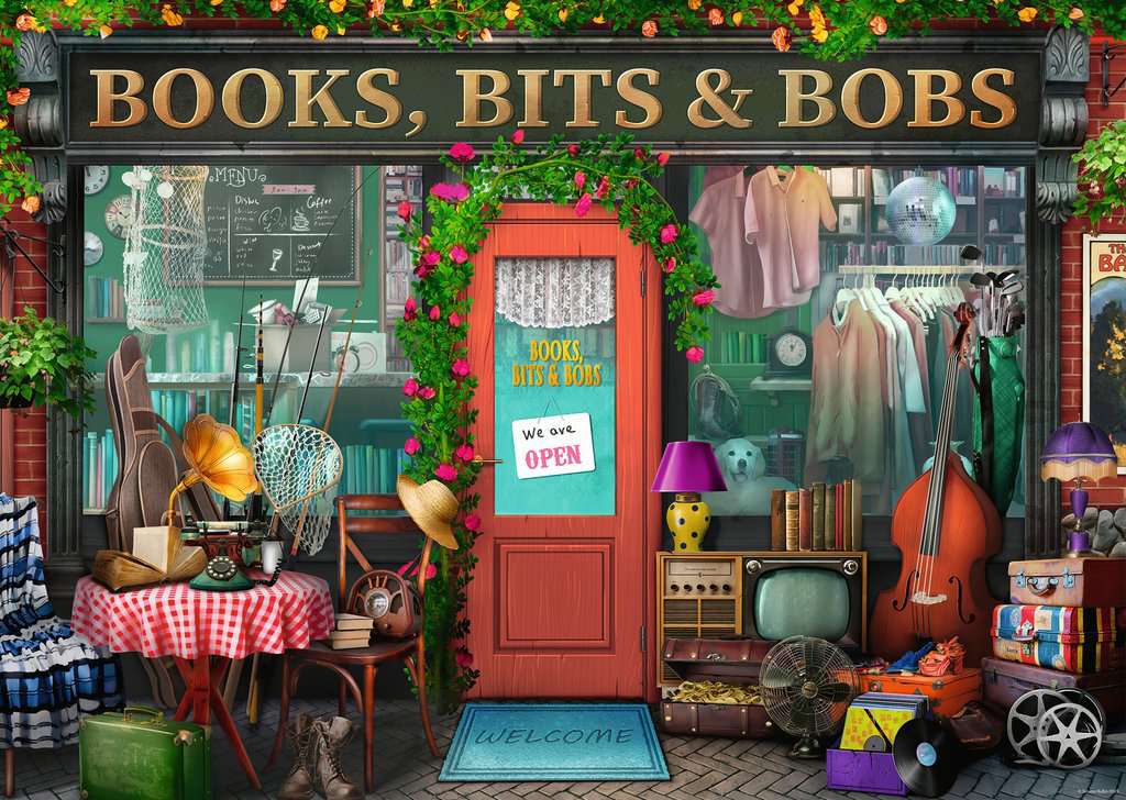 Ravensburger - Books Bits And Bobs 1000 Piece Jigsaw - New Version - Image 2