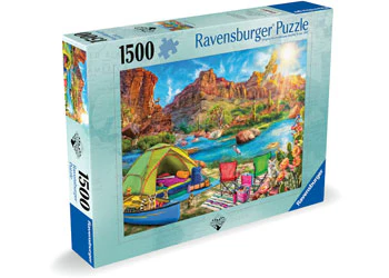 Ravensburger - Canyon Camping Puzzle 1500 Pieces - Image 3