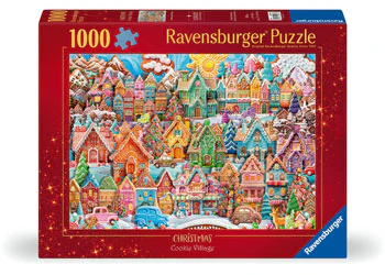 Ravensburger - Christmas Cookie Village Puzzle 1000 Pieces