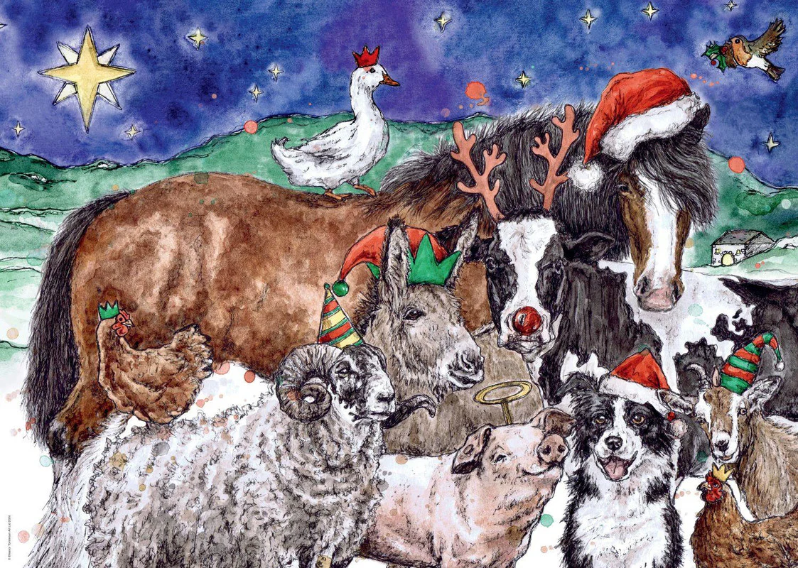 Ravensburger - Christmas Farm 1000 Piece Jigsaw - Image 2