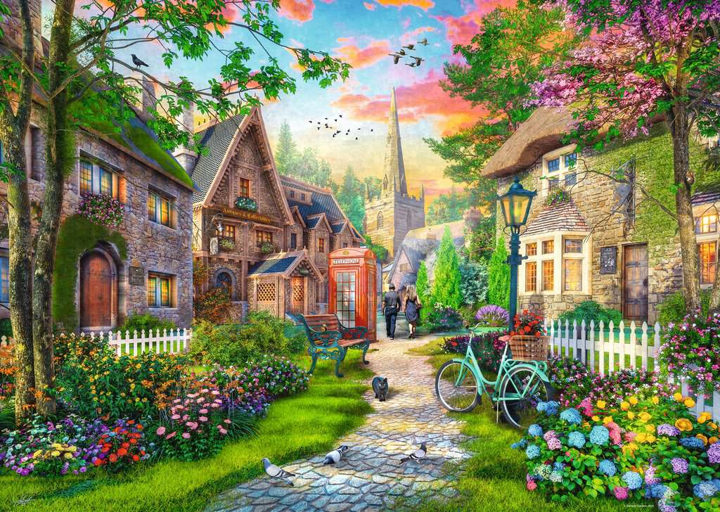 Ravensburger - Church Lane - 1000 Piece Jigsaw - Image 2