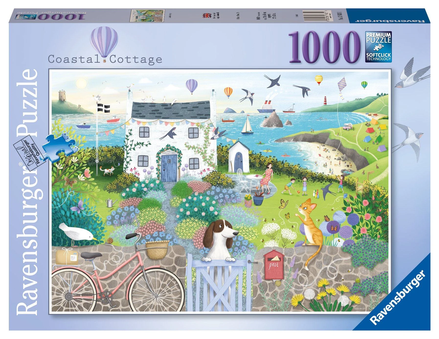 Ravensburger - Coastal Cottage 1000 Piece Puzzle