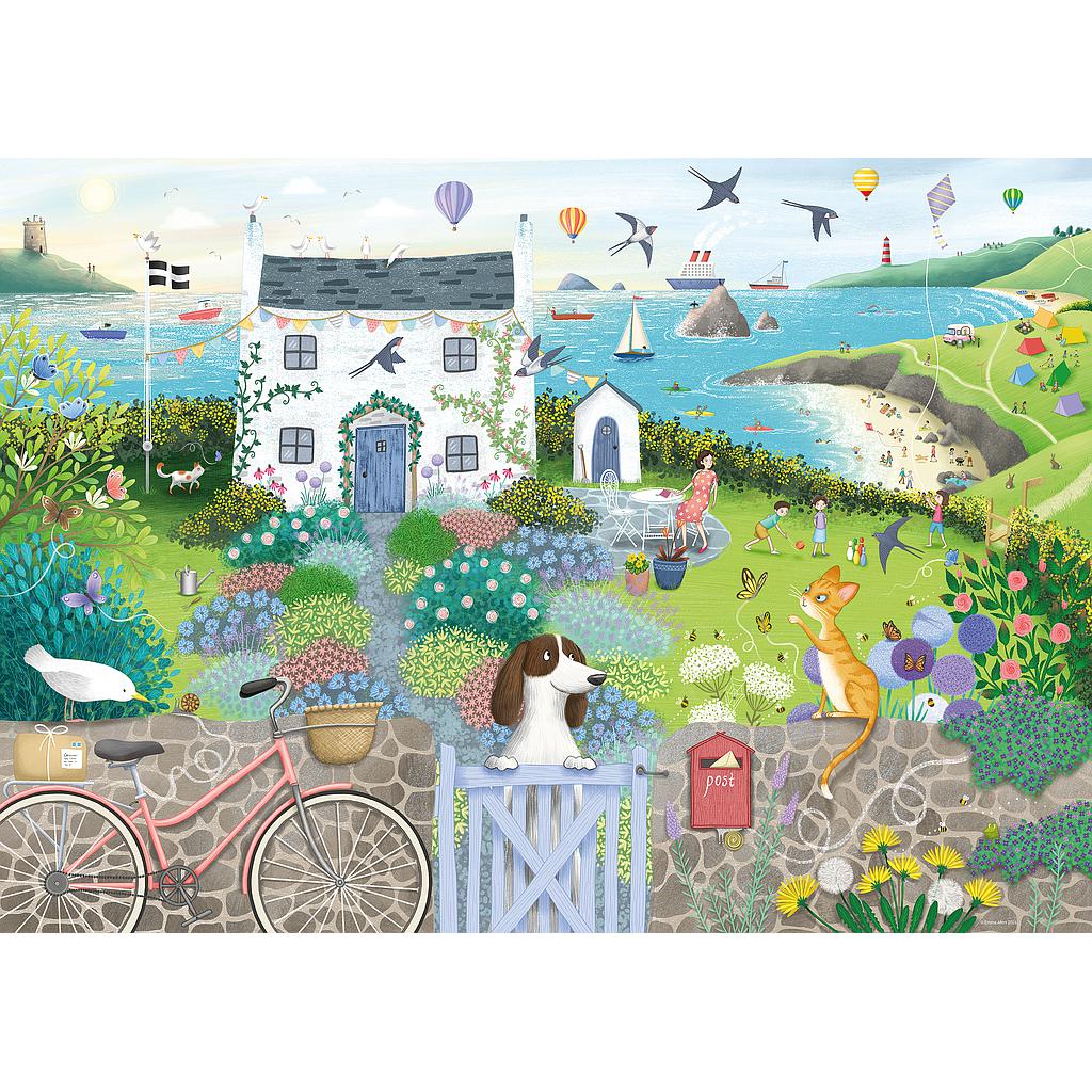 Ravensburger - Coastal Cottage 1000 Piece Puzzle - Image 2