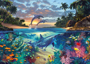 Ravensburger - Coral Bay Puzzle 1000 Pieces - Image 2