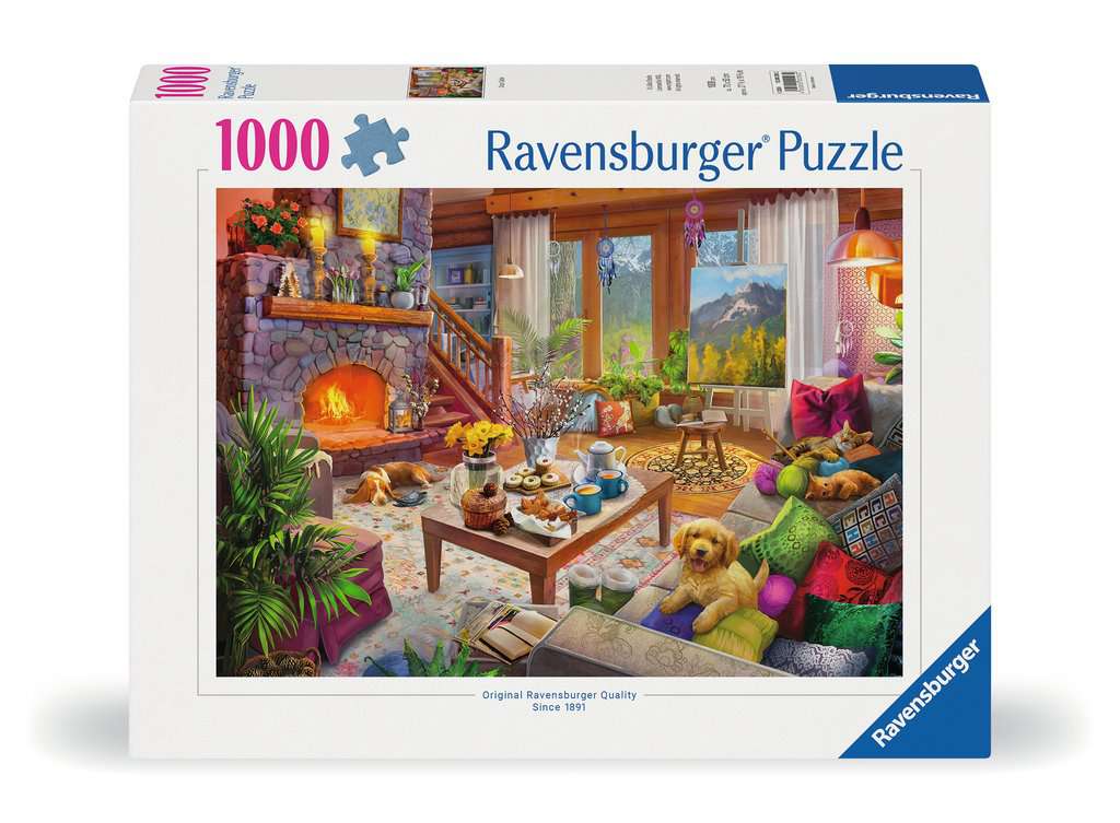 Ravensburger - Cozy Cabin 1000 Piece Jigsaw (New Version)