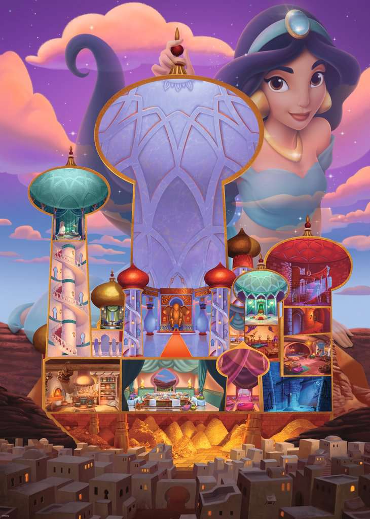 Ravensburger - Disney Castle - Jasmin 1000 Piece Puzzle - Image 2