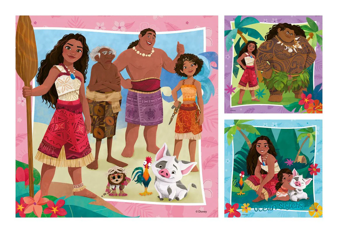 Ravensburger - Disney Moana 2 WT 3x49 Piece Jigsaw - Image 2