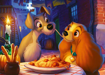 Ravensburger - Disney Moments 1955 Lady and Tramp 1000 Pieces - Image 2