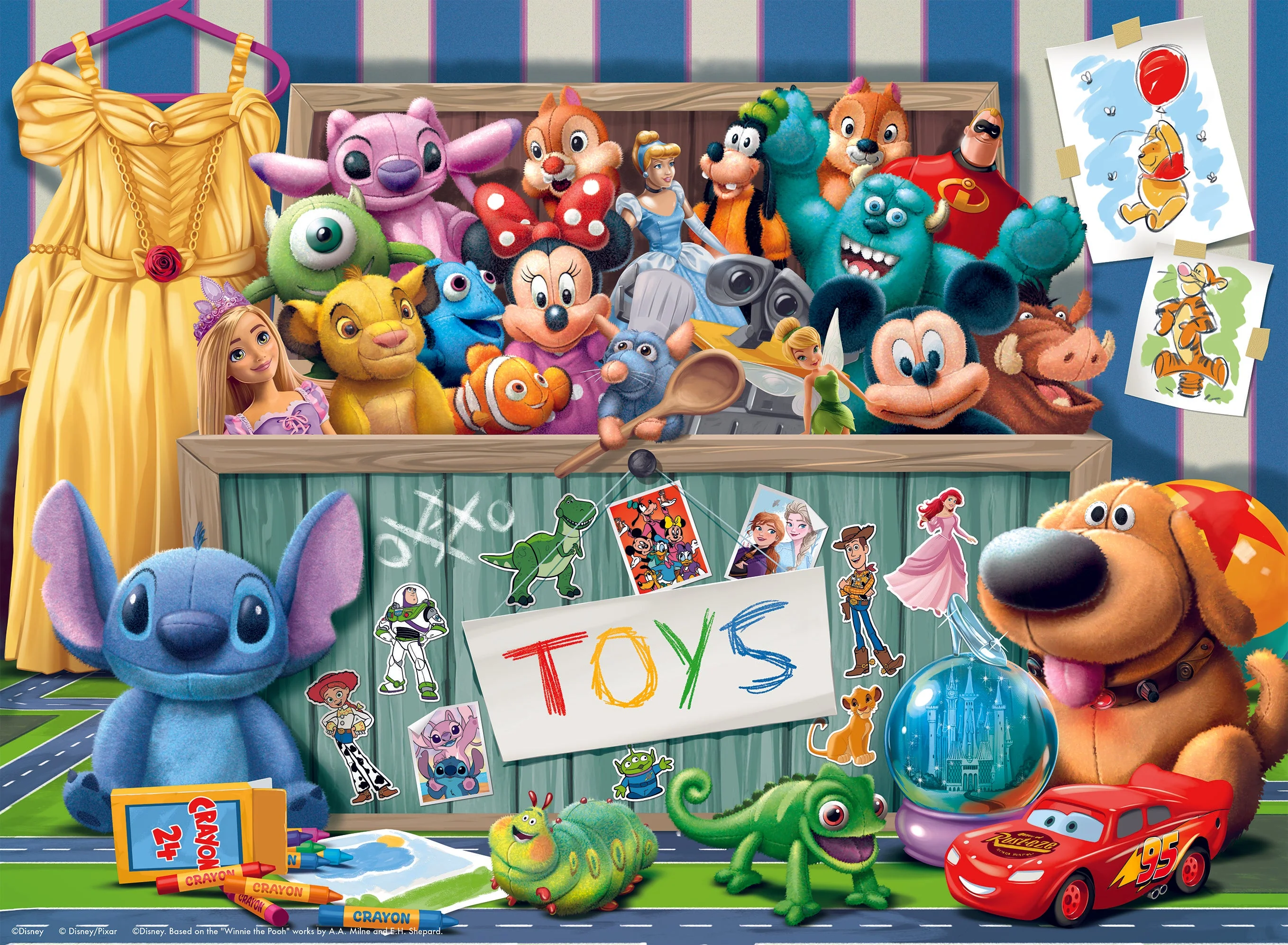 Ravensburger - Disney Pixar Multicharacter Puzzle 100 Pieces - Image 2