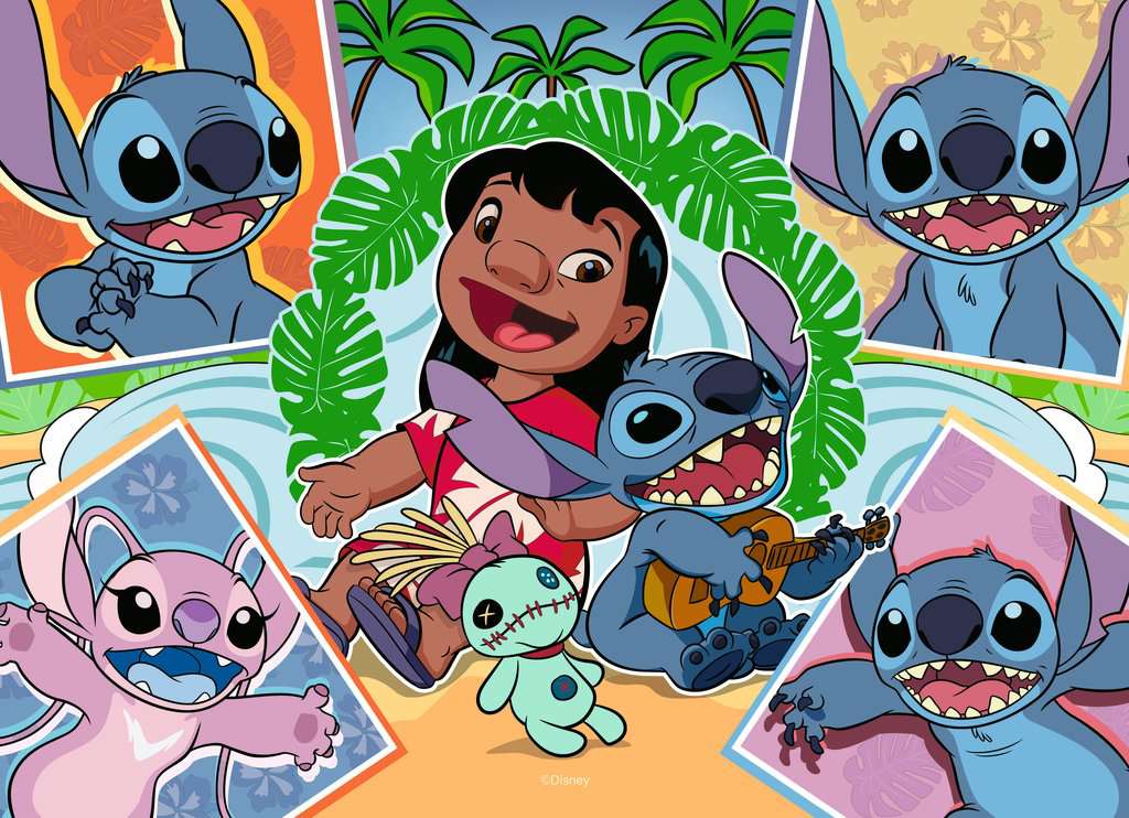 Ravensburger - Disney Stitch Bumper Pack 4x100 Piece Jigsaw - Image 4
